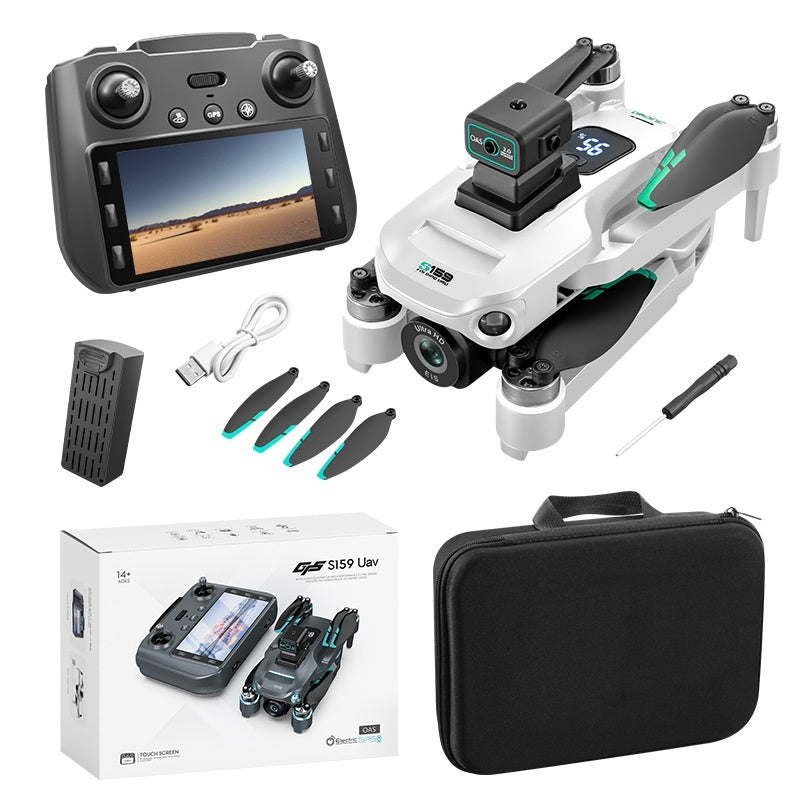 Screen Display HD Aerial Photography Automatic Return Flight Obstacle Avoidance S159 Remote Control GPS UAV