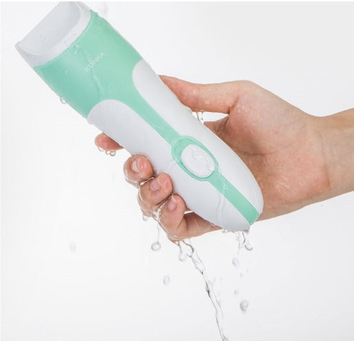 Export Mute Hair-Absorbing Hair Clipper Large Capacity USB Rechargeable Waterproof Electric Hair Clipper Ceramic Blade Gair Clipper