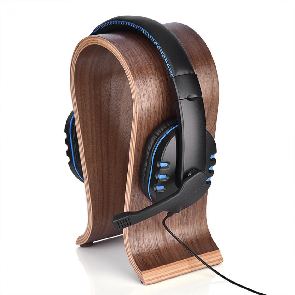 Bluetooth Wooden Earphone Holder Headset Earphone Holder