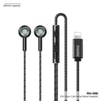 Monster Remax Metal In-Ears Earphone Tws Earbuds Wired Type-C Lightning Round Hole E-Sports Headphones For A Pple H Uawei Xiaomi