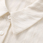 Early Autumn New Embroidered Striped Shirt For Women