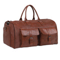Large Capacity Men's Leather Suit Storage Bag