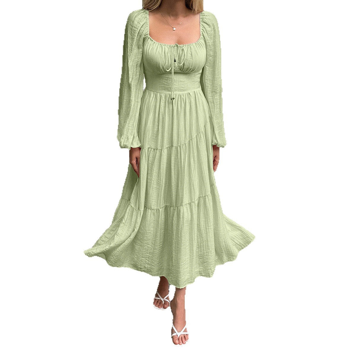 Vacation Long Sleeve Casual Dress Women's Clothing