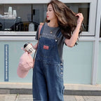 Retro Age Reducing Straight Leg Wide Leg Pants, Slimming Jumpsuit