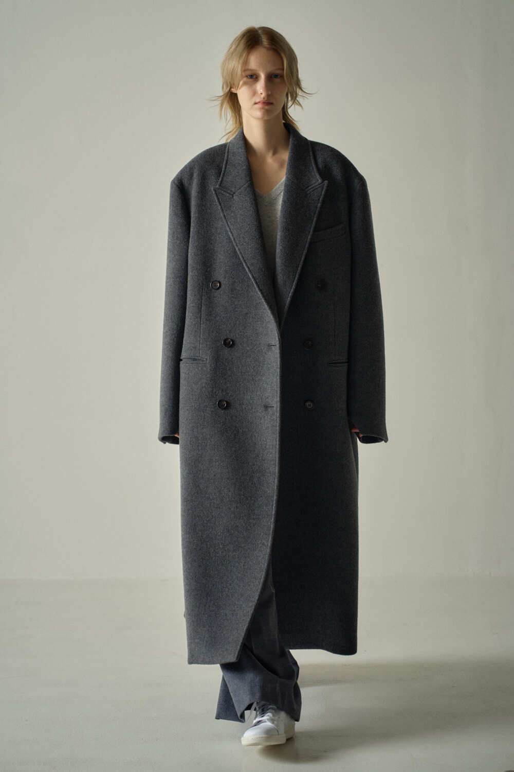 Loose And Lazy Style Thickened Woolen Coat